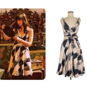 ASO ZOOEY DESCHANEL Ikat Dress EUC RARE